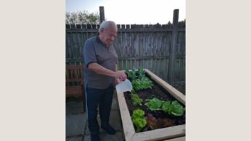 Green-fingered Resident grows fresh produce at Kirkcaldy care home